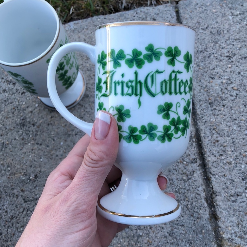 Vintage Irish coffee mugs